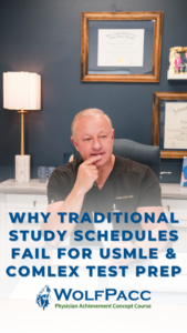 Why Traditional Study Schedules Fail for USMLE & COMLEX Test Prep